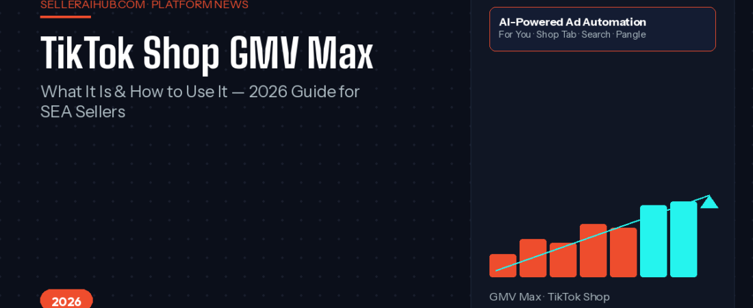 TikTok Shop GMV Max Ads: What It Is and How to Use It (2026 SEA Guide)