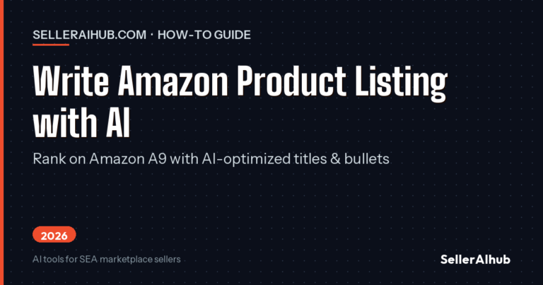 Lazada Listing Optimization AI: 2026 Seller Guide