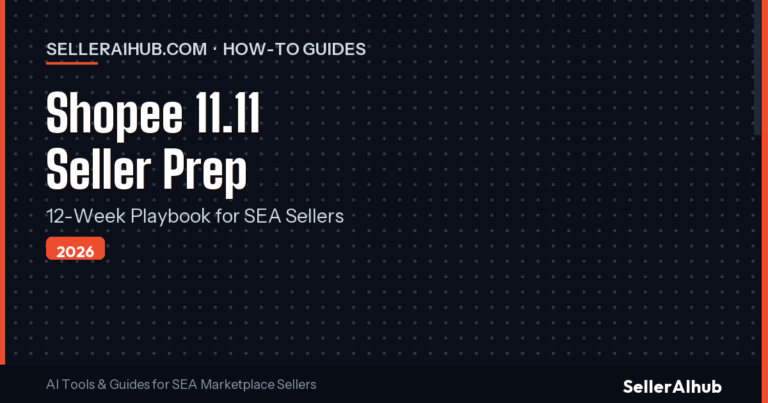 Shopee 11.11 2026 Seller Preparation Guide: 12-Week Playbook