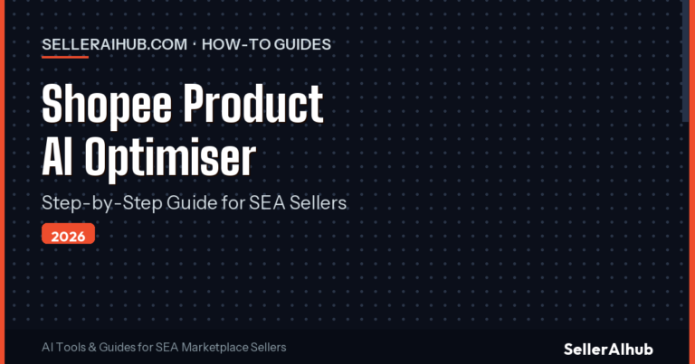 Shopee Product AI Optimiser: Free 2026 Walkthrough