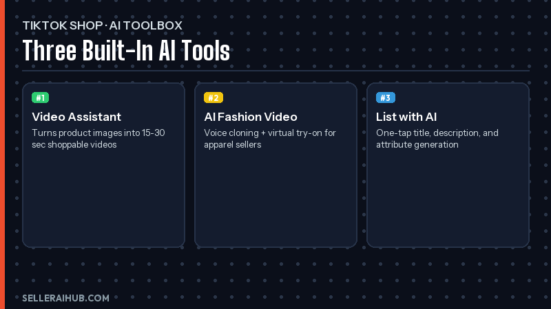 TikTok Shop AI video generator — inbody tiktok ai tools comparison