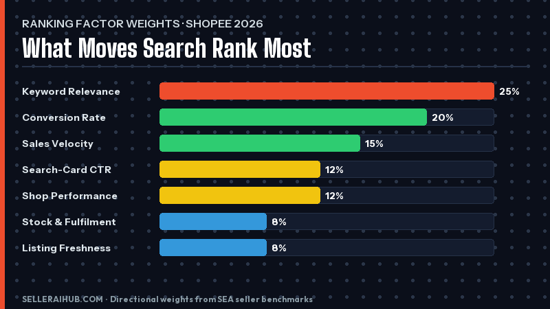 shopee-search-algorithm-ranking-factors-2026 — shopee search algorithm ranking factors weight chart
