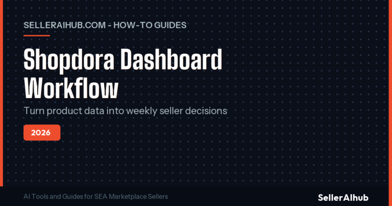 Shopdora Dashboard 2026: Shopee Analytics Guide