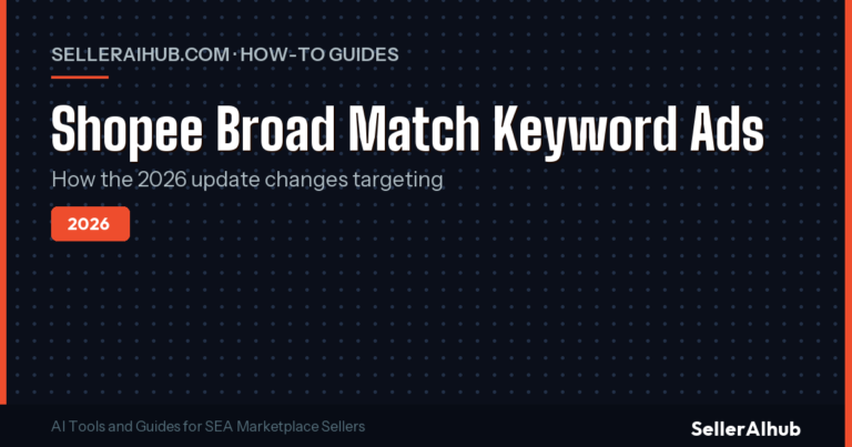 Shopee Broad Match Keyword Ads 2026: Seller Guide