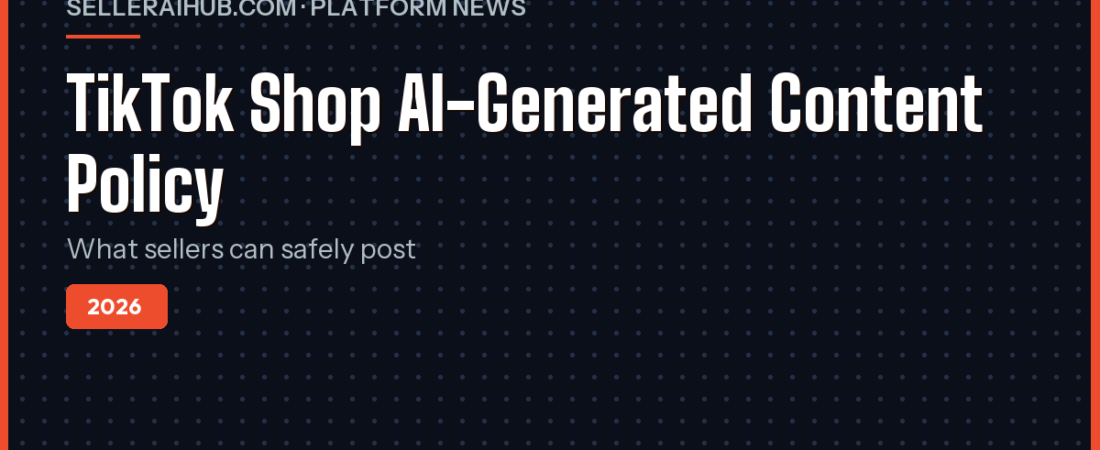 TikTok Shop AI-Generated Content Policy 2026