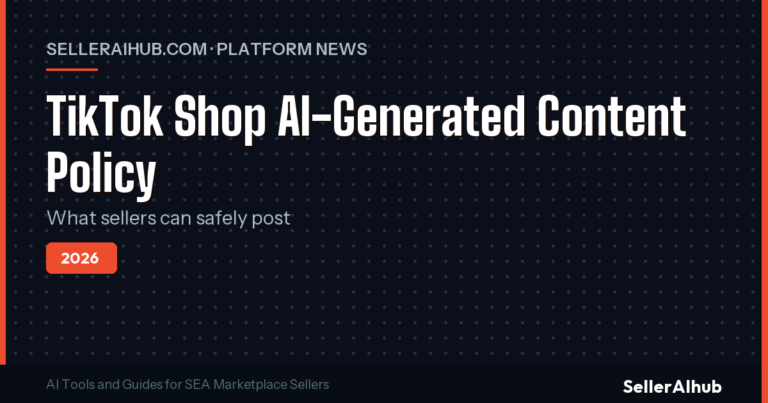 TikTok Shop AI-Generated Content Policy 2026